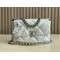 CHANEL 19 FLAP LARGE HANDBAG White AS1161