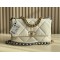 CHANEL 19 FLAP LARGE HANDBAG White AS1161