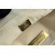 CHANEL 19 FLAP LARGE HANDBAG White AS1161