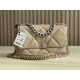 CHANEL 19 FLAP LARGE HANDBAG Apricot AS1161