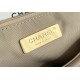 CHANEL 19 FLAP LARGE HANDBAG Apricot AS1161