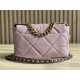 CHANEL 19 FLAP LARGE HANDBAG Pink AS1161