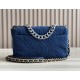 CHANEL 19 FLAP LARGE HANDBAG Denim AS1161