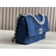 CHANEL 19 FLAP LARGE HANDBAG Denim AS1161