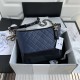 CHANEL Calfskin Quilted  Gabrielle Hobo HandBag  A93824 