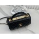 CHANEL FLAP BAG WITH TOP HANDLE A92236