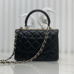 CHANEL Lambskin Tote Bag AS4654