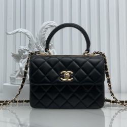 CHANEL Lambskin Tote Bag AS4654