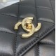 CHANEL Lambskin Tote Bag AS4654