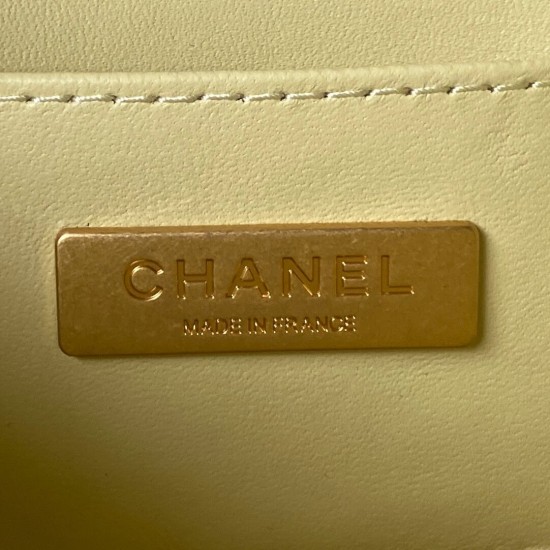 CHANEL 23S New Lambskin Handle Flap Bag AS4035