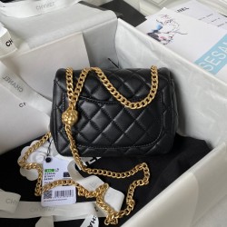 CHANEL 23S New Lambskin Handle Flap Bag AS4040