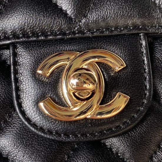 CHANEL 23A CF Mini Lambskin Shoulder Bag  AS4140