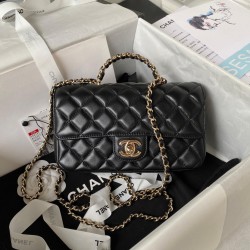 CHANEL 23A CF Lambskin Shoulder Bag  AS4141