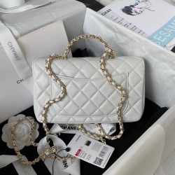 CHANEL 23A CF Lambskin Shoulder Bag  AS4141