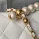 CHANEL Mini Flap Bag Faux Pearl Lambskin Bag  AS5001