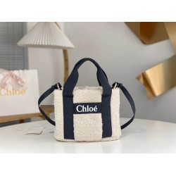 CHLOE Chloe Woody Lambswool Tote Bag 90382