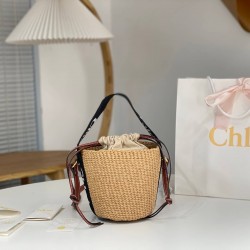 CHLOE Woody Basket Bucket Bag 6865