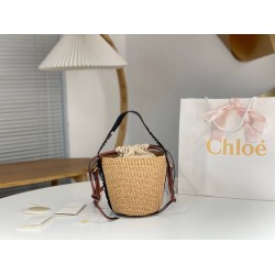 CHLOE Woody Basket Bucket Bag 6865