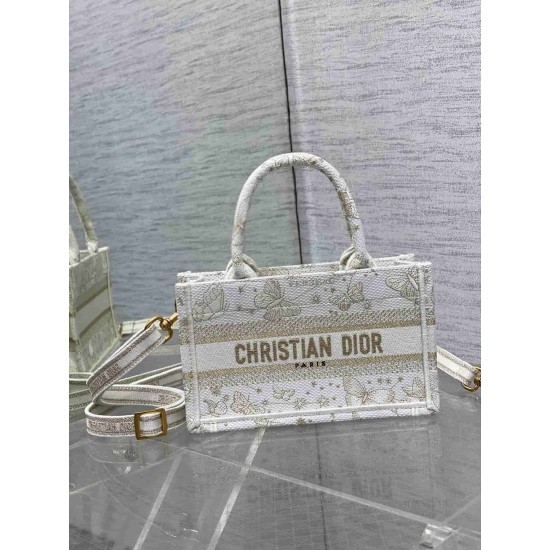 Christian Dior Mini Book Tote Bag  with Strap S5573