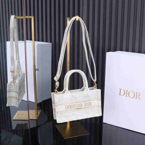 Christian Dior Mini Book Tote Bag  with Strap S5573