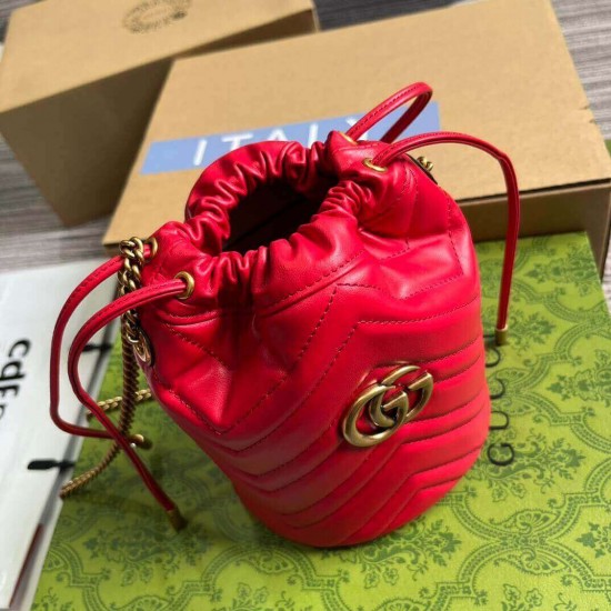 GG MARMONT MINI BUCKET BAG 575163