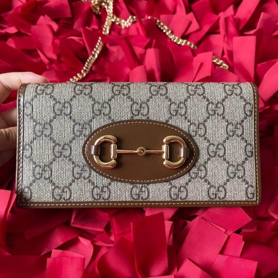 GUCCI HORSEBIT 1955 WALLET WITH CHAIN 621892