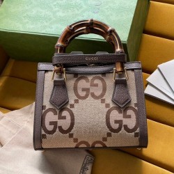 GUCCI DIANA JUMBO GG MINI TOTE BAG 655661