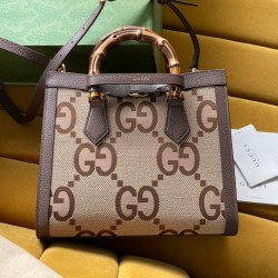 GUCCI DIANA JUMBO GG SMALL TOTE BAG 660195