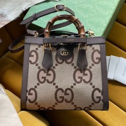 GUCCI DIANA JUMBO GG SMALL TOTE BAG 660195