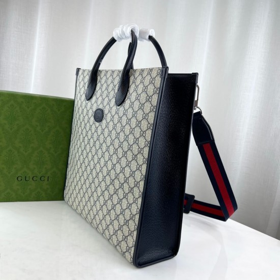 MEDIUM TOTE BAG WITH INTERLOCKING G 674155