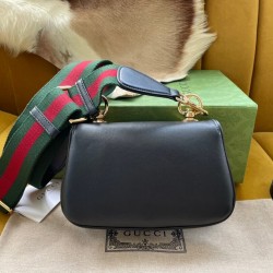 GUCCI Mini Blondie Leather Crossbody Bag 698643