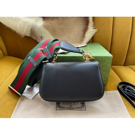 GUCCI Mini Blondie Leather Crossbody Bag 698643