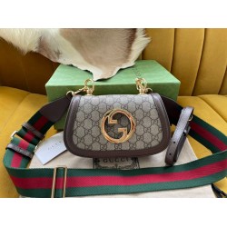 GUCCI Mini Blondie Leather Crossbody Bag 698643