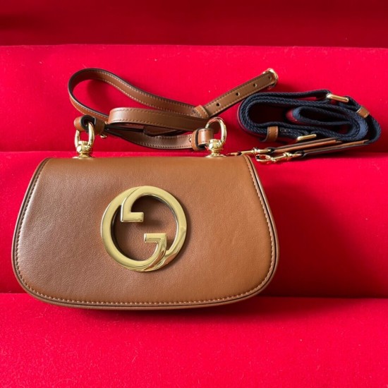 GUCCI Mini Blondie Leather Crossbody Bag 698643