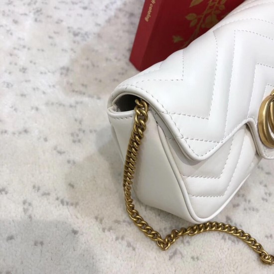 GG MARMONT LEATHER SUPER MINI BAG 476433