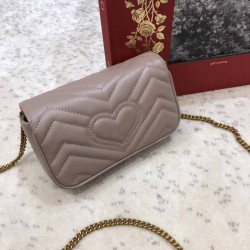 GG MARMONT LEATHER SUPER MINI BAG 476433