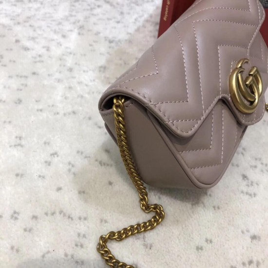 GG MARMONT LEATHER SUPER MINI BAG 476433