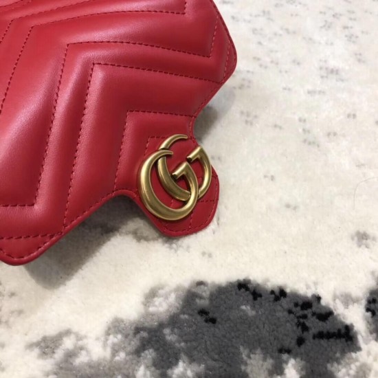 GG MARMONT LEATHER SUPER MINI BAG 476433