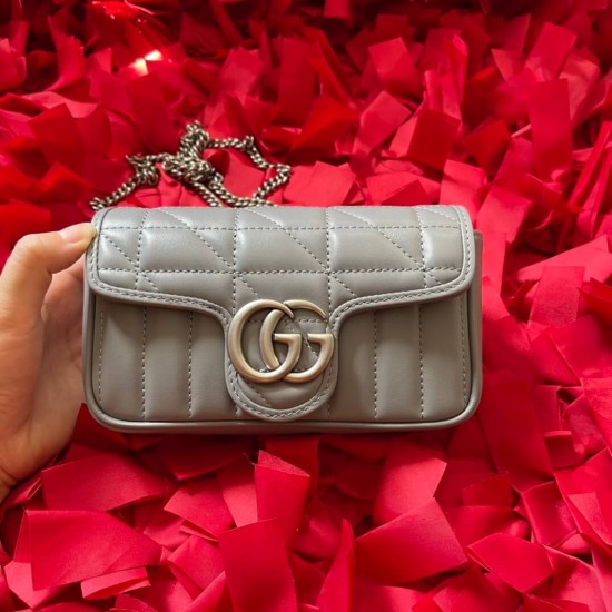 GG MARMONT LEATHER SUPER MINI BAG 476433