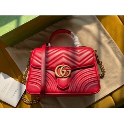 GG MARMONT SMALL TOP HANDLE BAG  498110