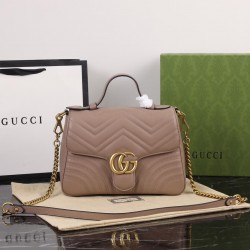 GG MARMONT SMALL TOP HANDLE BAG  498110