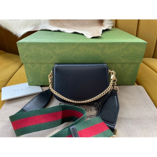 Gucci Horsebit 1955 Shoulder Strap Wallet Bag  699760