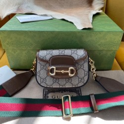 Gucci Horsebit 1955 Shoulder Strap Wallet Bag  699760