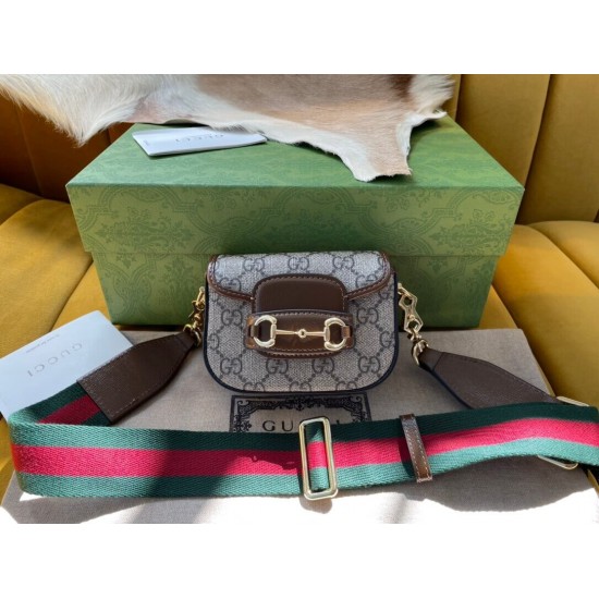 Gucci Horsebit 1955 Shoulder Strap Wallet Bag  699760