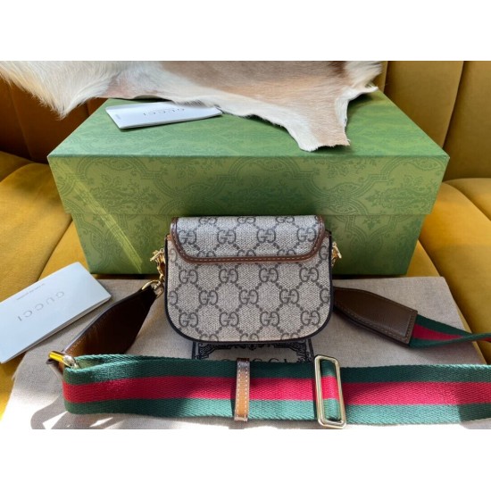 Gucci Horsebit 1955 Shoulder Strap Wallet Bag  699760