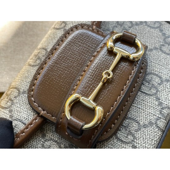 Gucci Horsebit 1955 Shoulder Strap Wallet Bag  699760