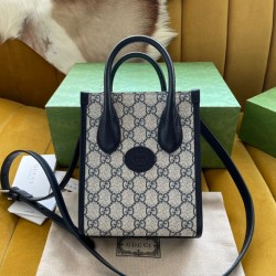 MINI TOTE BAG WITH INTERLOCKING G 671623