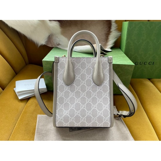 MINI TOTE BAG WITH INTERLOCKING G 671623