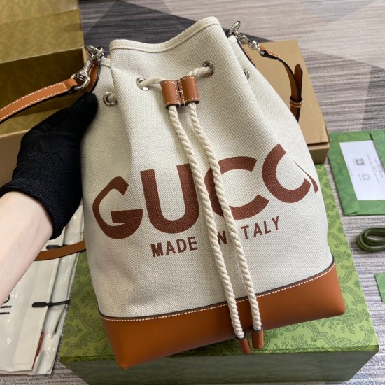 SMALL SHOULDER BAG WITH GUCCI PRINT 772856