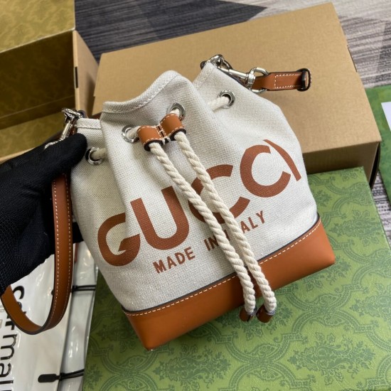 MINI SHOULDER BAG WITH GUCCI PRINT 777166